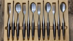 Besteckset Walnuss 4-teilig