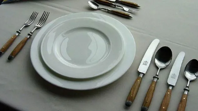 Eichenlaub Besteck Walnuss