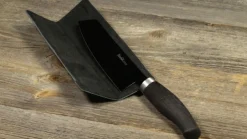 Magnetischer Klingenschutz Leder