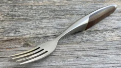 Schweizer Steakgabel Walnuss