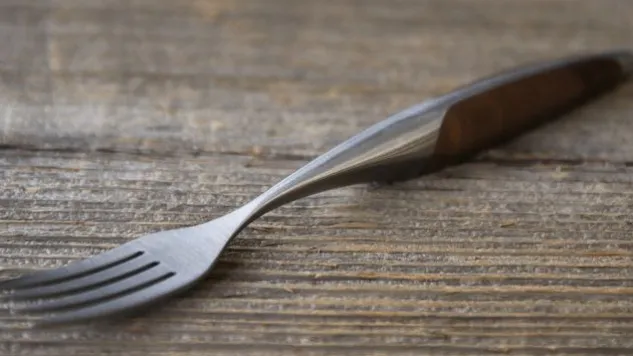 Schweizer Steakgabel Walnuss